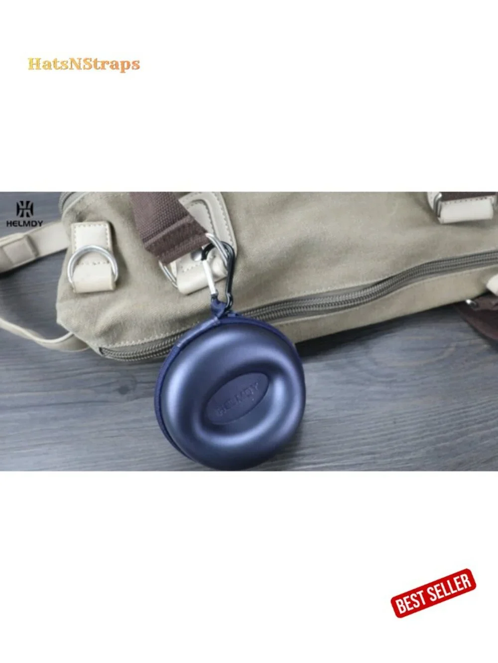 Portable Single Watch Travel Case Organizer - Crushproof PU Leather & EVA Hard